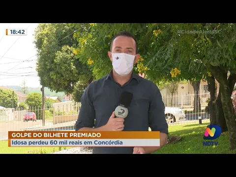 Golpe do Bilhete: Idosa perde R$ 60 mil em Concórdia