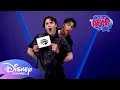 Download Lagu Descendants x Zombies Tour Mates Try Wrapping A Pineapple | Not My Arms | @disneychannel