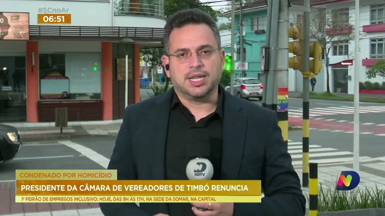 Presidente da Câmara de Vereadores de Timbó renuncia ao cargo