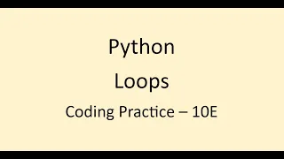 Coding Practice 10E Loops Python NxtWave CCBP