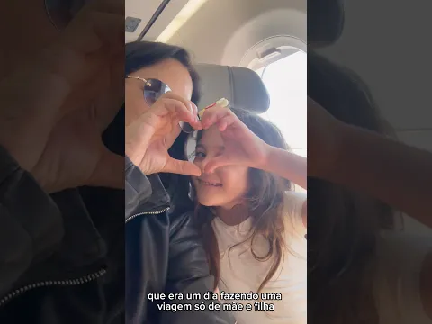 Uma viagem só de mãe e filha, para sair da rotina, viver novas experiências pra ficar na memória!