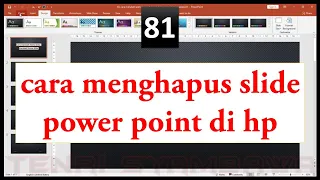 cara menghapus slide power point di hp