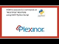 HOW to execute CLI commands on MULTIPLE ROUTERS using EASY Python Script
