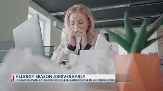 Recent heat brings allergy season earlier than expected to Ohio