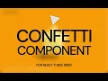 Easy-to-use Confetti component for React Three Fiber
