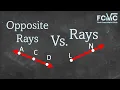 What are Rays and Opposite Rays