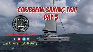 Caribbean Sailing Trip. Day 5. Soggy Dollar Beach Bar. B.V.I.  Ep55. (in 4K)