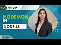 what is Nodemon in hindi installing Nodemon Automatic Restart Node Server nodeJs tutorial