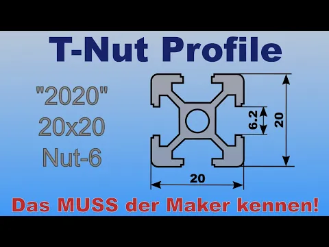 Download MP3 T-Nut Aluminium Profile für Maker