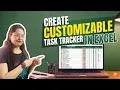Create Customizable Task Tracker in Excel Step-by-Step Boost Productivity