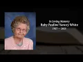 Ruby Pauline Yancey White Funeral Service
