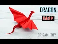 How to make a origami DRAGON very easy