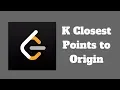 LeetCode K Closest Points to Origin
