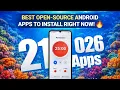 Lagu Top 21 Open-Source Android Apps You NEED on Your Phone (2026 Edition)