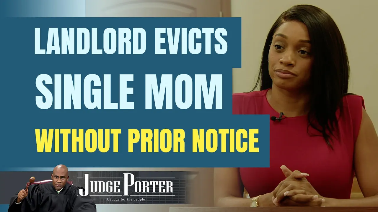 Landlord Evicts Single Mom Without Prior Notice.