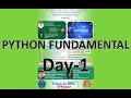 Python Fundamentals Day-1 International workshop and FDP on Python Studies Studio