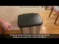 Glad Stainless Steel Step Trash Can with Clorox Odor Protection Review