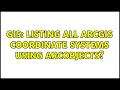 GIS Listing all ArcGIS Coordinate Systems using ArcObjects