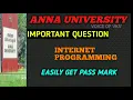 CS8651 INTERNET PROGRAMMING IMPORTANT QUESTION - ANNA UNIVERSITY IMPORTANT QUESTION