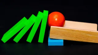 satisfying domino u0026 marble tricks relaxing compilation 