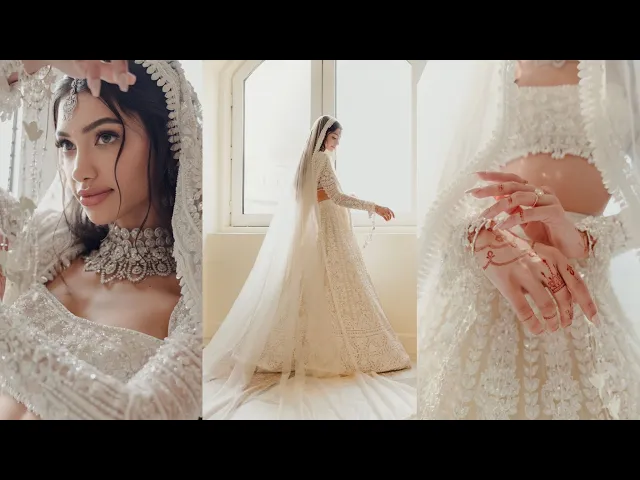 Download MP3 Designing My Dream Wedding Looks: The Perfect All-White Lehenga