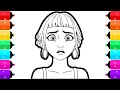 Coloring Zoey from KPop Demon Hunters Coloring Pages for Kids