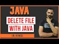 Java tutorial in Hindi for beginners Java Delete File in hindi
