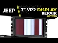 Jeep Renegade and Jeep Compass glitching display repair Uconnect VP2 7 screen replacement