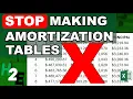 Make an Amortization Calculator in Excel Instead of an Entire Schedule