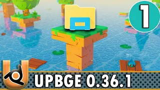 Getting Started UPBGE 0 36 1 beginner Tutorial part 1