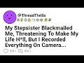 My Stepsister Blackmailed Me Threatening To Make My Life H II But I Recorded Everything On Cam