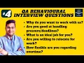 Software Testing Behavioral Interview Questions and Answers - Part 4