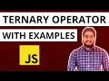 JavaScript Ternary Operator One Line if Statement Examples