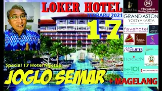 LOKER HOTEL TERBARU 2021 ed 17 JOGLO SEMAR Magelang Hotel2 Ngetop nih Buruan Lamar