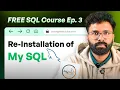 How to Uninstall MySQL and Reinstall SQL Workbench Server Reinstall MySQL Ep 03