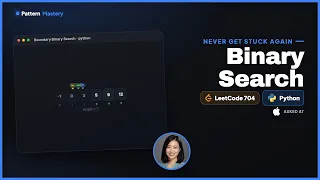 Binary Search - LeetCode 704 Boundary Binary Search Python