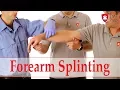 How to Splint a Forearm - EMTprep com