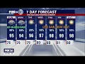 Houston weather Spotty rain chances continue into new week