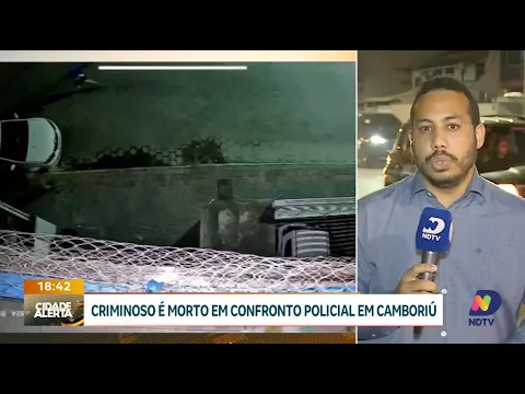 Criminoso é morto em confronto policial em Camboriú