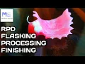 RPD making Heat Cure Denture Acrylic Flasking Processing Finishing rpd dental procedures