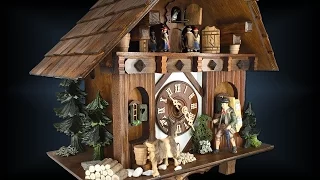 CUCKOO CLOCK by August Schwer - Goat and Peddler Chalet
