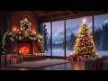 Download Lagu Relaxing Christmas Music 🌨️ | Christmas Tree Glow \u0026 Frozen Mountains Beyond