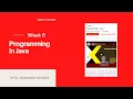 Programming in Java Nptel Assignment Answers Week 8 solutions