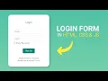Responsive Login Form with Show Password Feature HTML CSS JavaScript