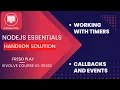 Nodejs essentials FP solution working with timers callbacks and events