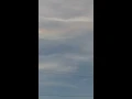 A rainbow cloud came out of the sky