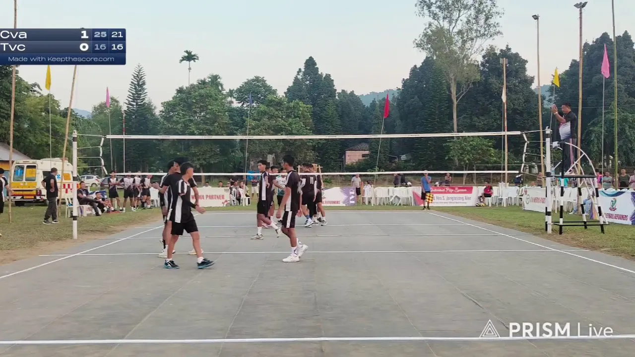 1st quarter final CVA vs Titans volleyball club
