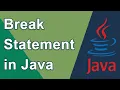 Break Statement in Java
