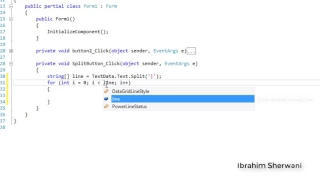 How to do Split a string with C VB