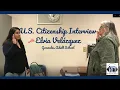 U S Citizenship Interview with Elvia Velazquez cc--updated